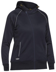 Bisley Women's Fleece Zip Front Hoodie with Sherpa Lining