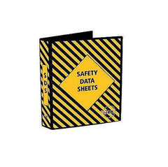 YELLOW SDS Safety Data Sheet Binder Folder also known as MSDS Folder