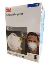 3M Cupped P2 Particulate Respirator (8210) PK=20