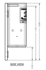 Wall mounted plate/sleeve, stainless steel