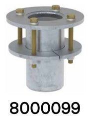 3M DBI-SALA Galvanised Deck Mount Base High Capacity (8000099)