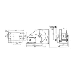 Beaver Brake Hand Winch Lifting 600kg- Pulleying 1200kg (Bhw2600)