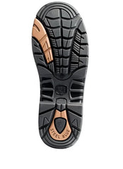 SIZE 4 Steel Blue Argyle BLACK Zip Composite Toe Scuff Cap Safety Boot (317532)