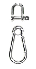 Austlift S/S Snap Hook DIN 5299 G316 C/W Eyelet with Dee Shackle - 6mm