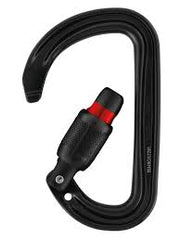 Petzl Black SM'D Screw Lock Aluminum Carabiner (M39ASLN)