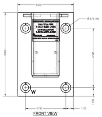 Wall mounted plate/sleeve, galvanized steel
