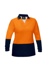 Bisley Women's Hi Vis V-Neck Polo (BKL6234)