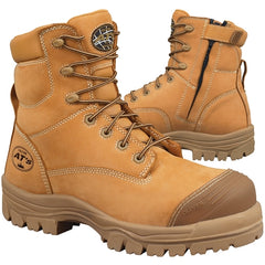 Oliver 150mm Wheat Zip Sided Safety Boots (45-632Z)