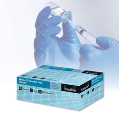Bastion Nitrile Gloves - Powder Free - Micro Textured