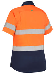 Bisley Women's Taped Hi Vis Cool Lightweight Drill Shirt (BL1896)