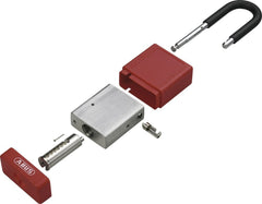 ABUS Safety Padlock Red - Keyed Alike - Pk 4