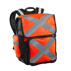 Caribee Pilbara 34L Hi Vis Safety Backpack - Orange
