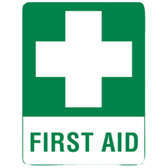 Aero Healthcare Large Metal First Aid Sign 60 x 45cm