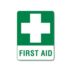 Aero Healthcare Small Poly First Aid Sign 30 x 22.5cm