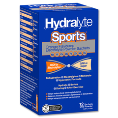 Hydralyte Sports Electrolyte Powder Sachets (Pack of 12)