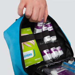FastAid First Aid Soft Pack, R1, Blue, Empty With Fold Out Compartments, 260 (W) X 190 (H) X 100 (D) Mm