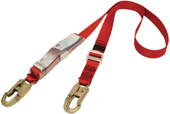 Adjustable Shock Absorbing Webbing Lanyard - Single Tail (AE529ADJ/3AU)
