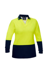 Bisley Women's Hi Vis V-Neck Polo (BKL6234)