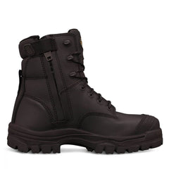 Oliver 150mm Black Zip Sided Boot (45-645Z)