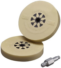 3M Scotch-Brite Stripe Off Wheel Medium Beige 100mm x 16mm (7498)