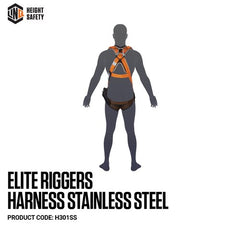 LINQ Elite Riggers Harness Stainless Steel
