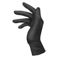 Saniflex Light Industrial Nitrile Gloves (Black, Carton of 10 Boxes)