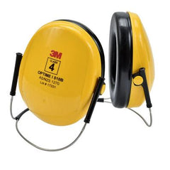 3M PELTOR Optime I Neckband Format Earmuff H510B, Yellow, Class 4 SLC80 25dB, 10 ea/Case