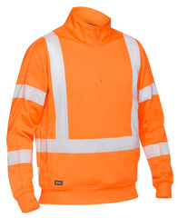 Bisley X Taped Hi Vis 1/4 Zip Pullover