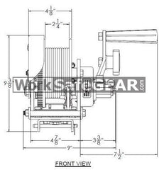 150" (45m) Pelsue Personnel Hoist Stainless Steel Cable