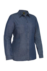 Bisley Womens Long Sleeve Denim Work Shirt
