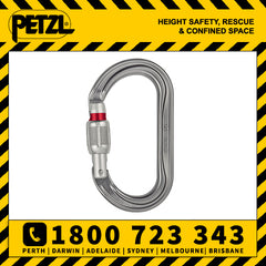 Petzl OK Screw-Lock Aluminium Oval Karabiner (M33ASL)