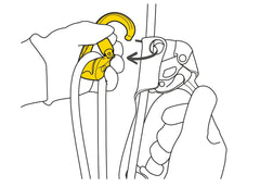 Petzl Rollclip Z Triact-Lock Pulley Carabiner (P75TL)