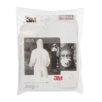 3XL 3M Disposable Protective Coverall White Type 5/6 (4515) (4515-W-3XL)