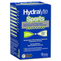 Hydralyte Sports Electrolyte Powder Sachets (Pack of 12)