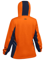 Bisley Women's Hi Vis Liquid Repellent Fleece Hoodie