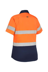 Bisley Women's Taped Hi Vis Cool Lightweight Drill Shirt (BL1896)