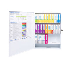 FastAid First Aid Kit, Easyrefill, Metal Wall Mount