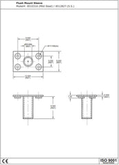 3M DBI Sala Capital Safety Flush Floor Mounted Sleeve - Stainless Steel (8512827)