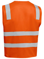 Bisley Taped Hi Vis Safety Zip Vest