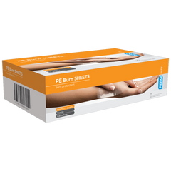 Aero Healthcare AEROBURN Polyethylene Burn Sheet 10 x 10cm Box/25