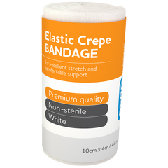 Aero Healthcare AEROCREPE Elastic Crepe Bandage 10cm x 4M Wrap/12