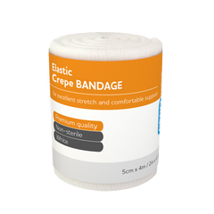 Aero Healthcare AEROCREPE Elastic Crepe Bandage 5cm x 4M Wrap/12