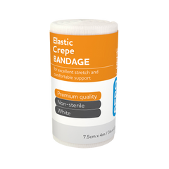 Aero Healthcare AEROCREPE Elastic Crepe Bandage 7.5cm x 4M Wrap/12