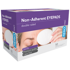 Aero Healthcare AEROPAD Non-Adherent Eye Pads 5.5 x 7.7cm Box/50