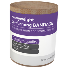 Aero Healthcare AEROFORM Heavyweight Conforming Bandage 5cm x 4M Wrap/12