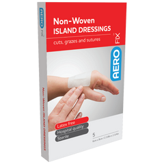 Aero Healthcare AEROFIX Non-Woven Island Dressing 6 x 8cm Box/5