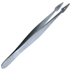 Aero Healthcare AEROINSTRUMENT Stainless Steel Fine Forceps with Pin 13cm