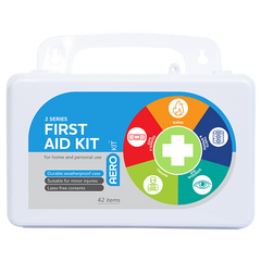 Aero Healthcare AEROKIT 2 Series Plastic Waterproof First Aid Kit 13 x 21 x 7.5cm