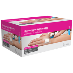 Aero Healthcare AEROTAPE White Microporous Paper Tape 2.5cm x 5M Box/12