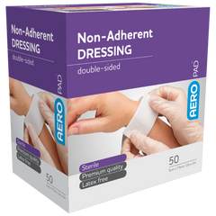 Aero Healthcare AEROPAD Non-Adherent Dressing 5 x 7.5cm Box/50